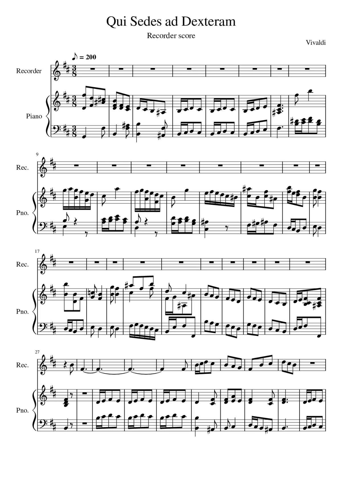Gloria in D major RV 589 - Page 1