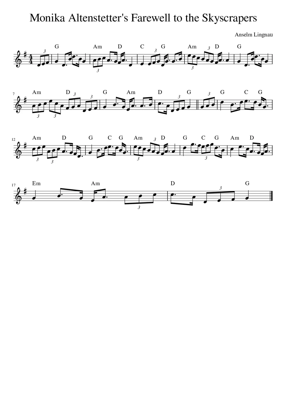 Monika Altenstetter's Farewell to the Skyscrapers - Page 1