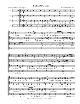 Beata es virgo Maria