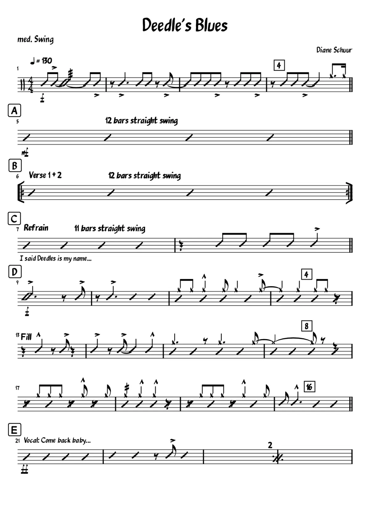 Deedle's Blues - Page 1