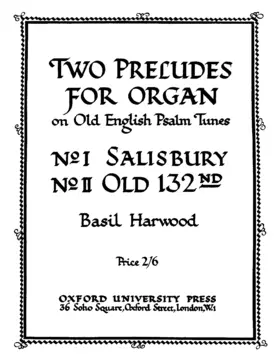 2 Preludes for Organ on Old English Psalm Tunes, Op.52