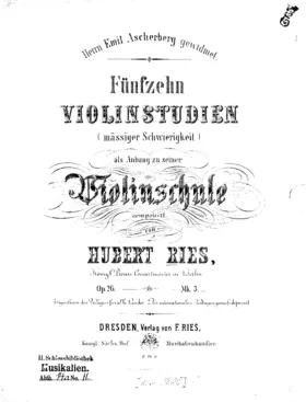 15 Violinstudien