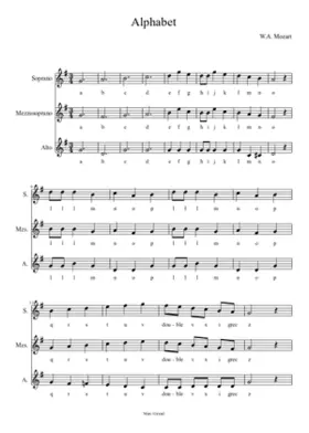 Canons for 2 or 3 Voices K.508a