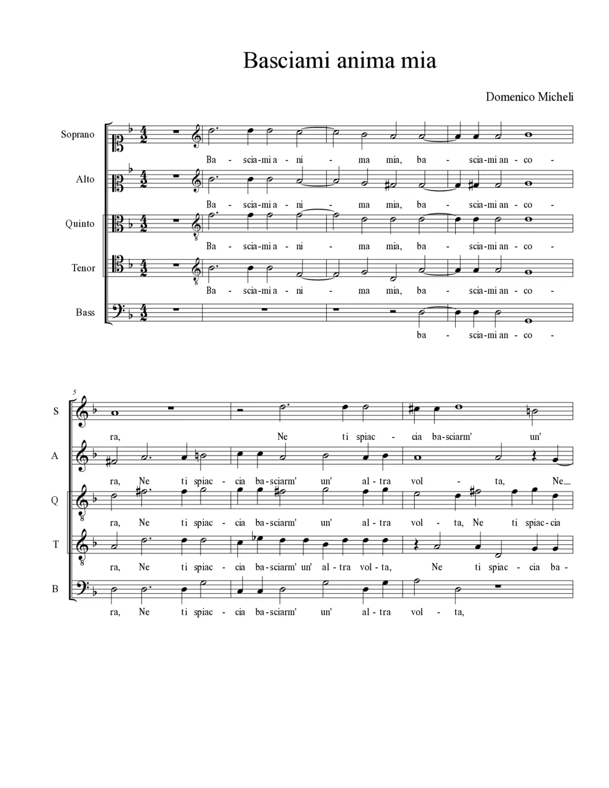Basciami anima mia - Page 1