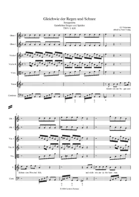 Gleichwie der Regen und Schnee