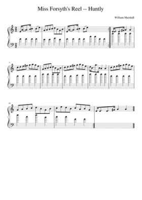 Miss Forsyth's Reel -- Huntly