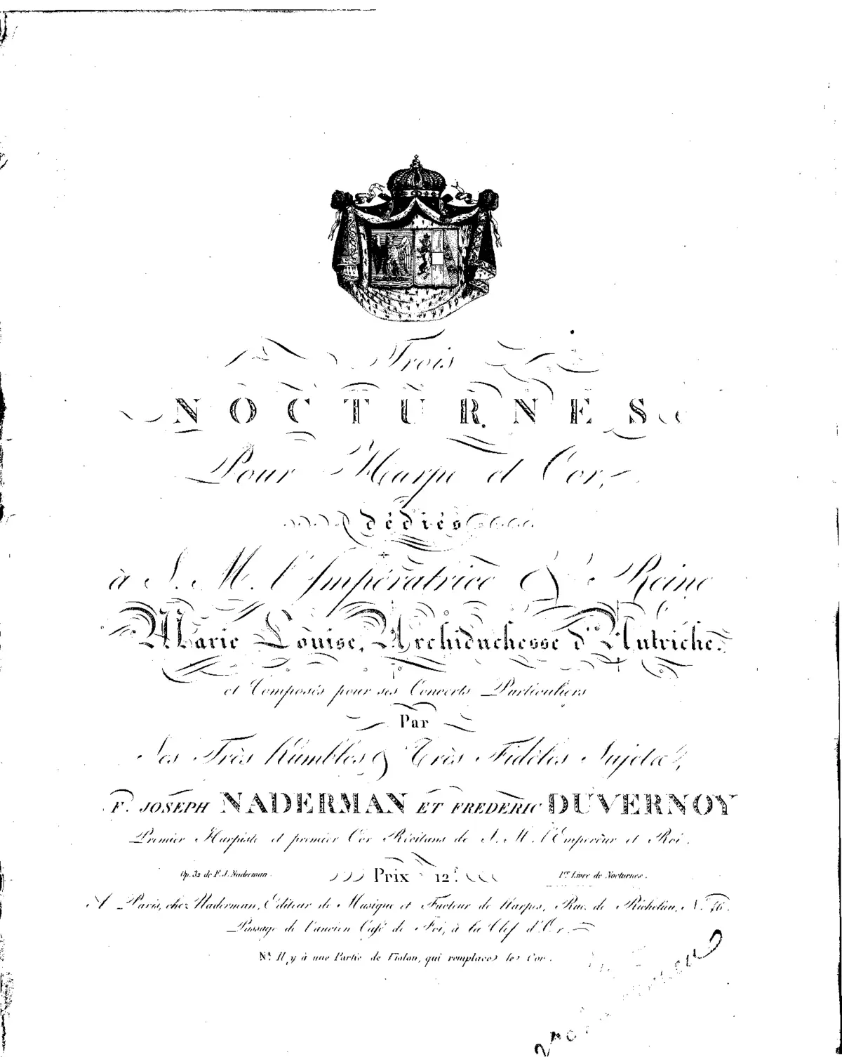 3 Nocturnes for Harp and Horn - Page 1