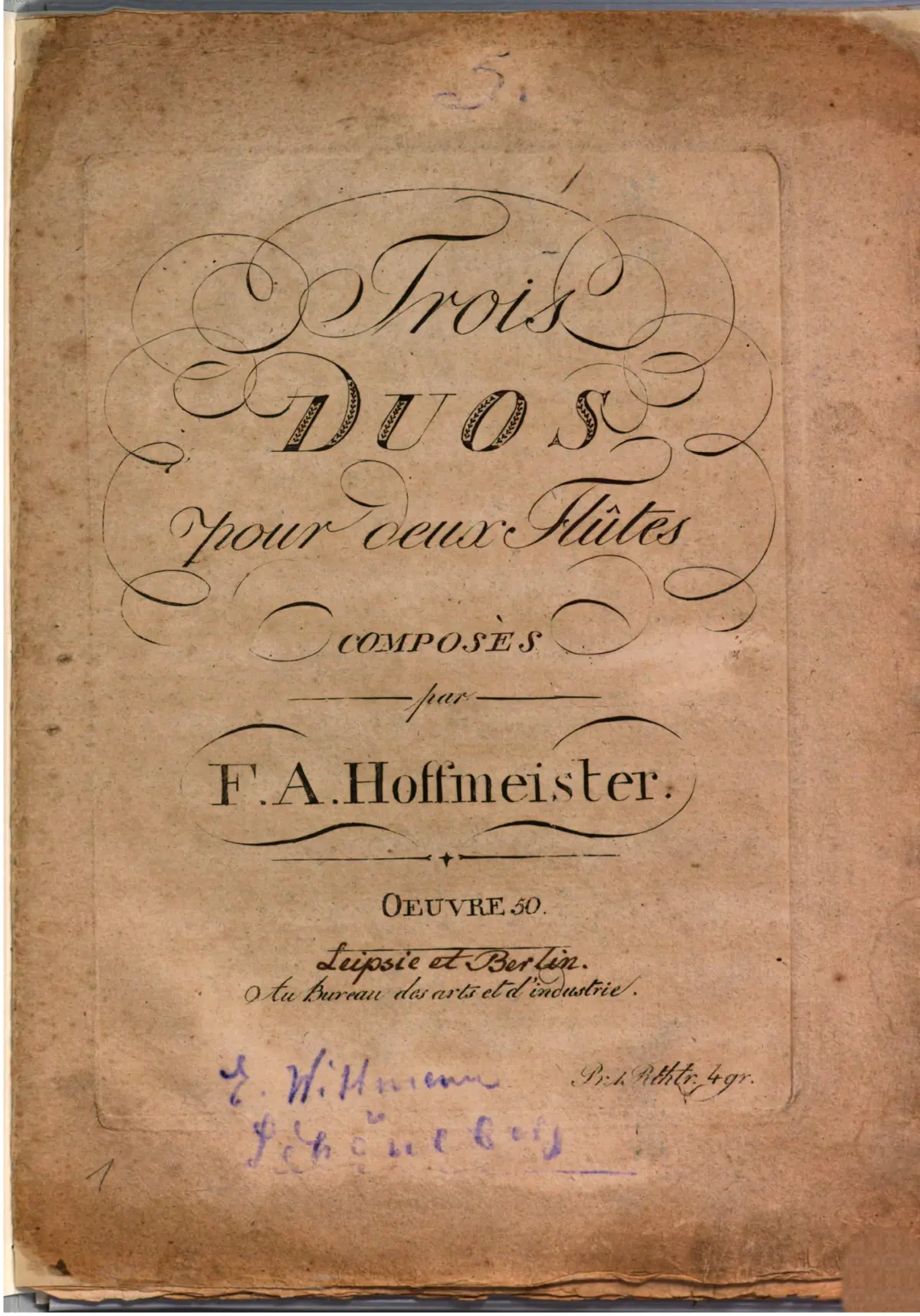 3 Flute Duets - Page 1