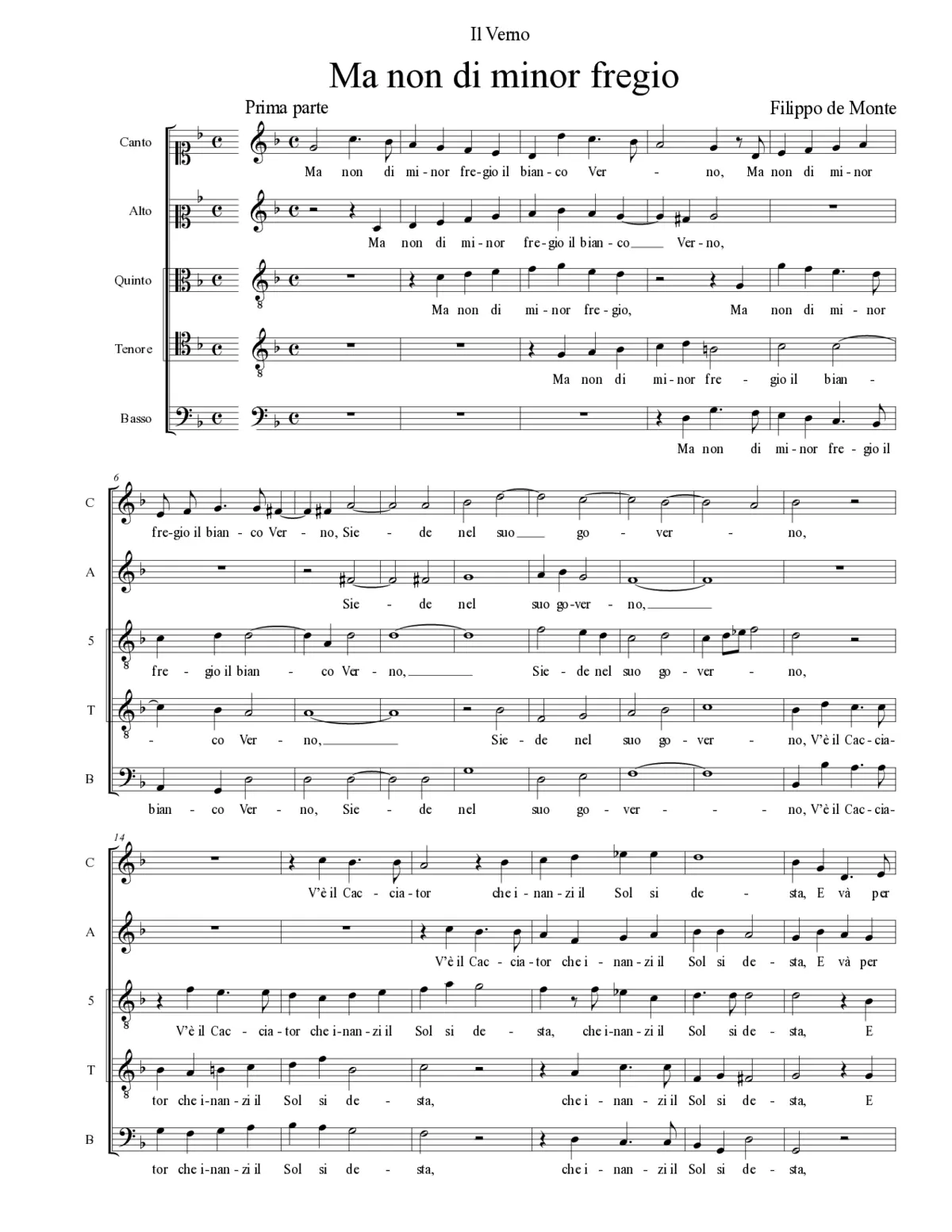 Ma non di minor fregio - Page 1