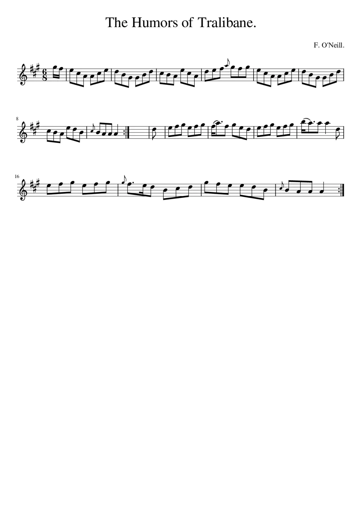 The Humors of Tralibane. - Page 1