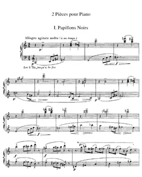 Deux pièces pour piano