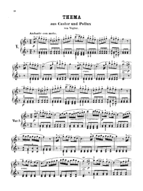 Variations on 'Castor and Pollux' by Vogler