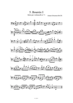 Cello Suite No.3 in C major BWV 1009