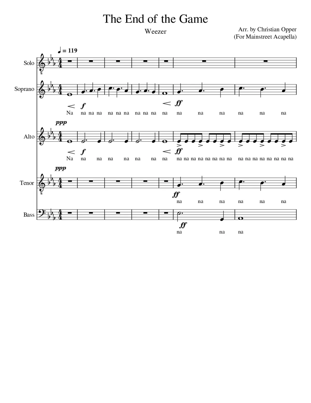 the end of the game - Page 1