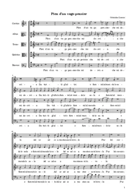 Pien d'un vago pensier