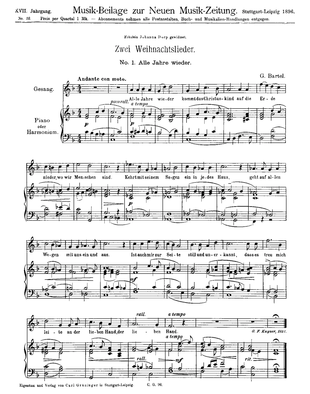 2 Weihnachtslieder - Page 1