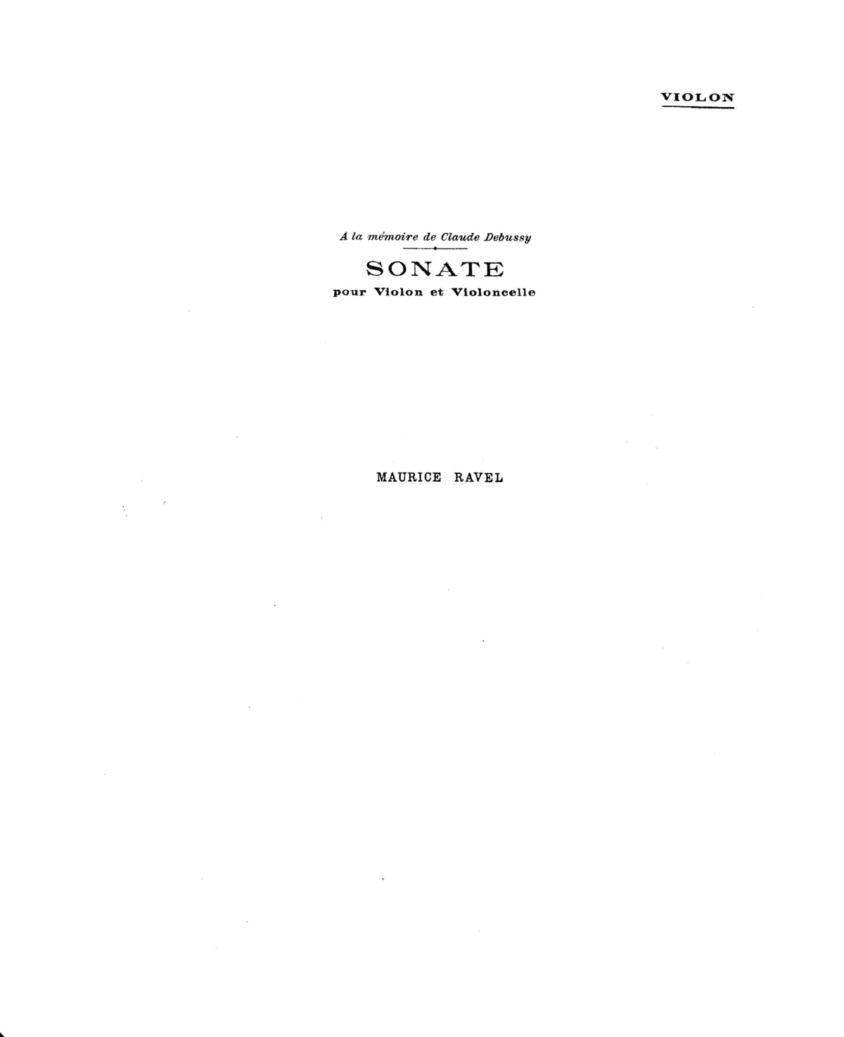 Sonata for Violin and Cello - Page 1