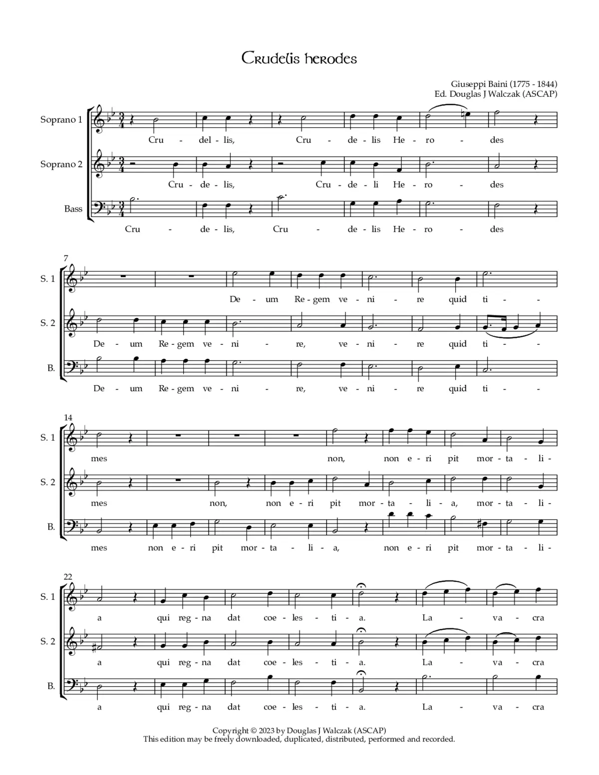 Crudelis herodes - Page 1