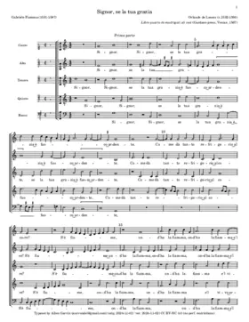 Signor se la tua gratia è fuoco ardente