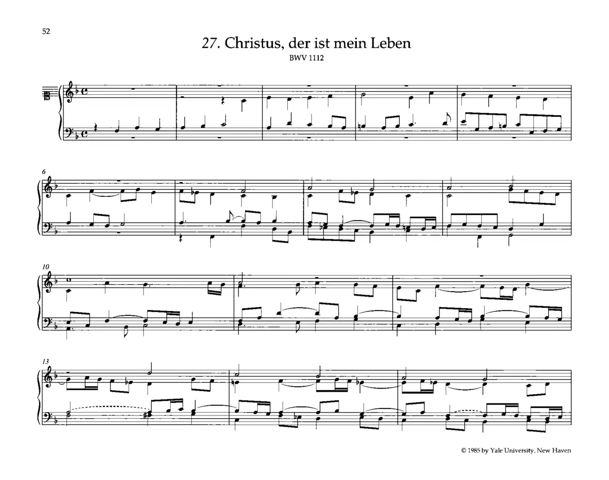Christus, der ist mein Leben - Page 1
