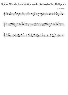 Squire Wood's Lamentation on the Refusal of His Halfpence