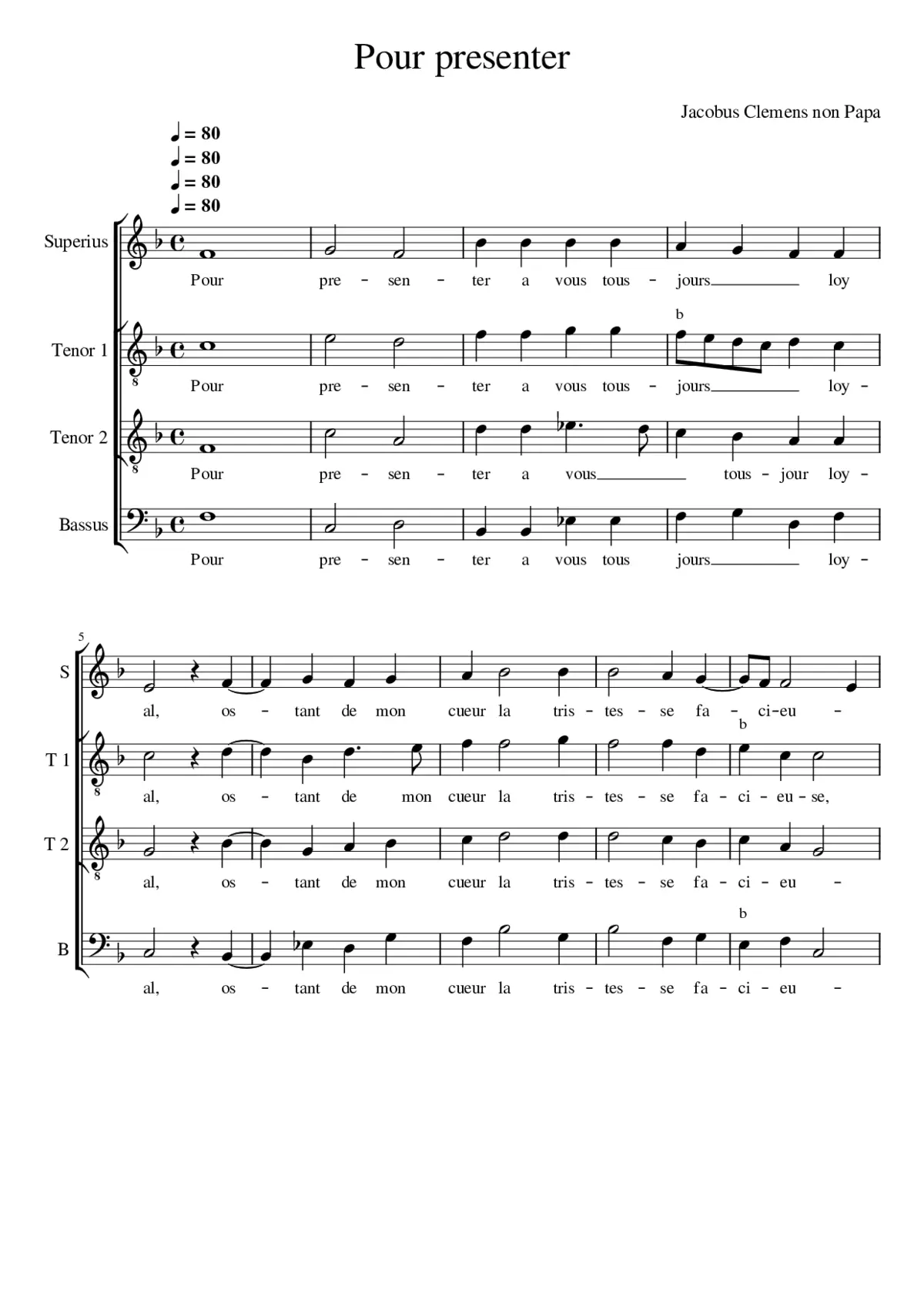 Pour presenter - Page 1