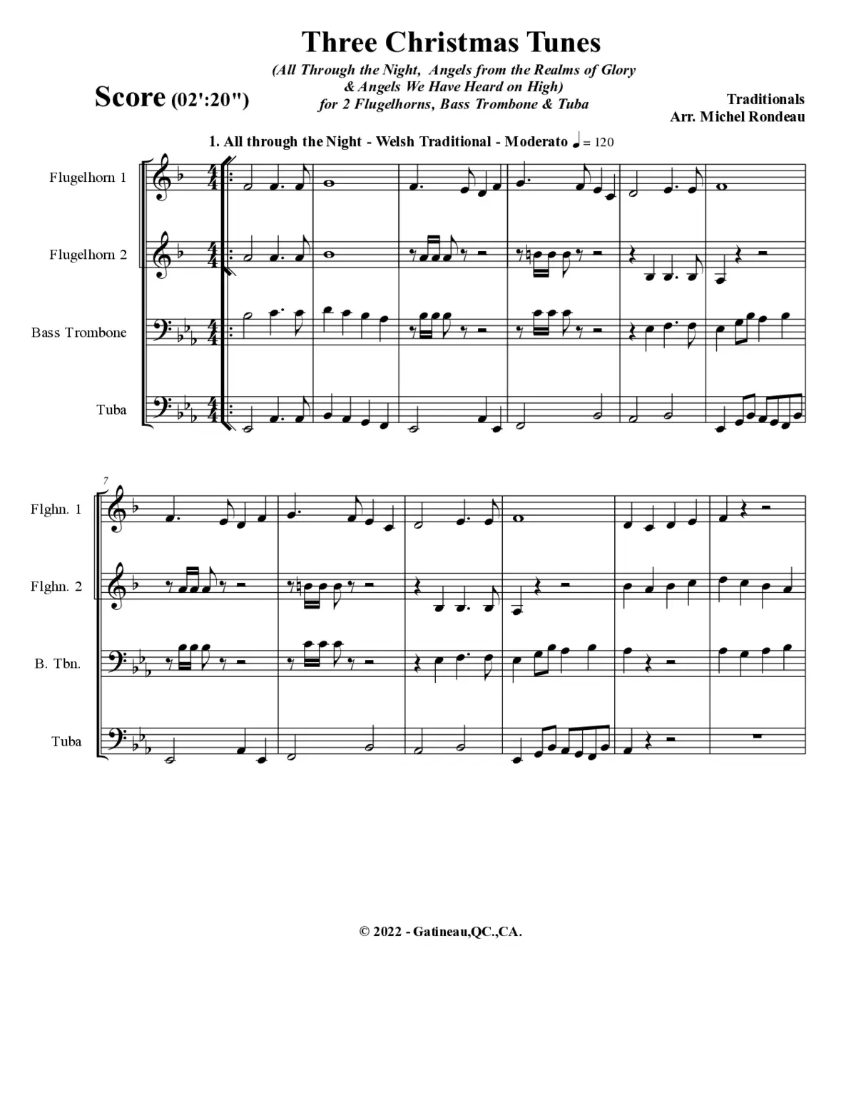 Three Christmas Tunes - Page 1