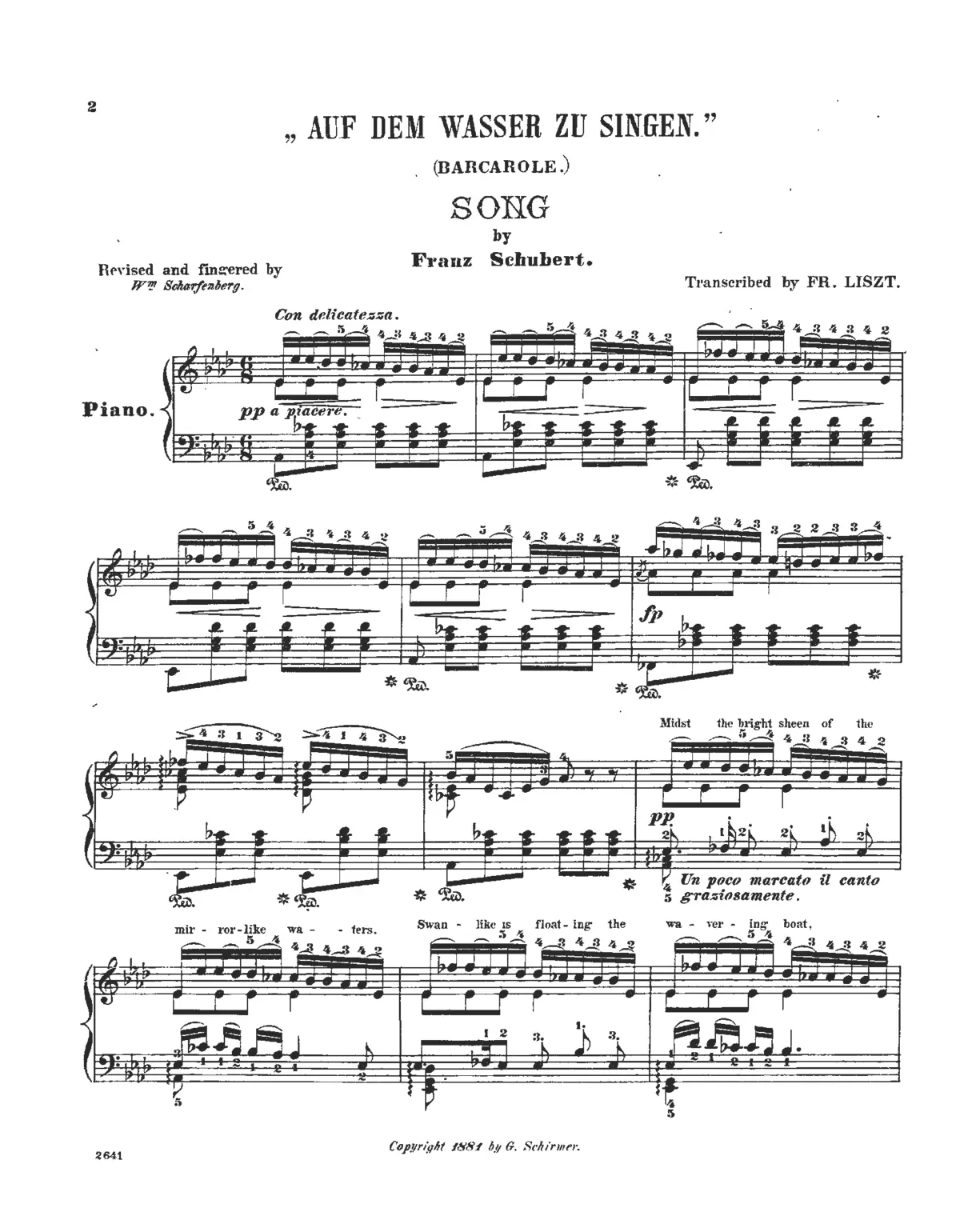 12 Lieder von Franz Schubert - Page 1
