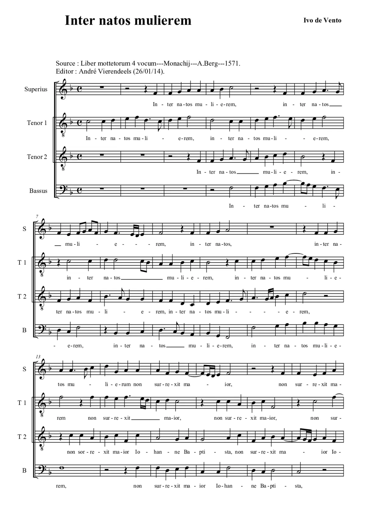 Inter natos mulierum - Page 1