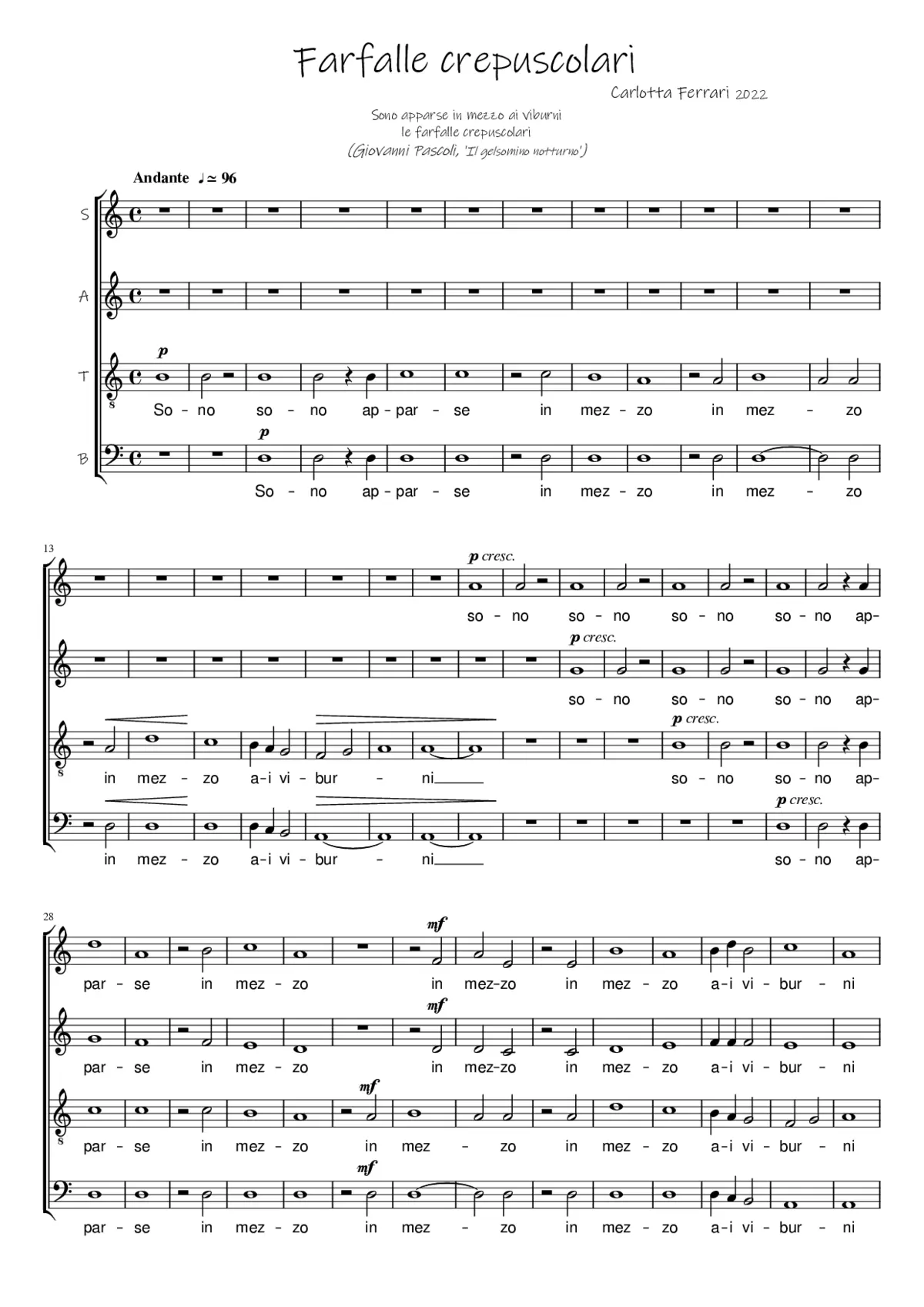 Farfalle crepuscolari - Page 1