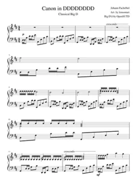 Canon and Gigue in D major P.37