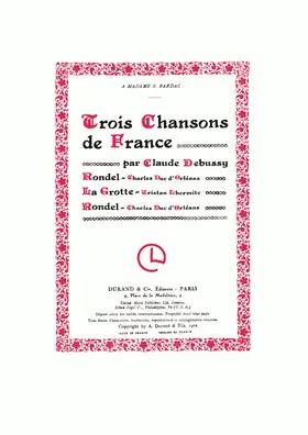 Trois chansons de France