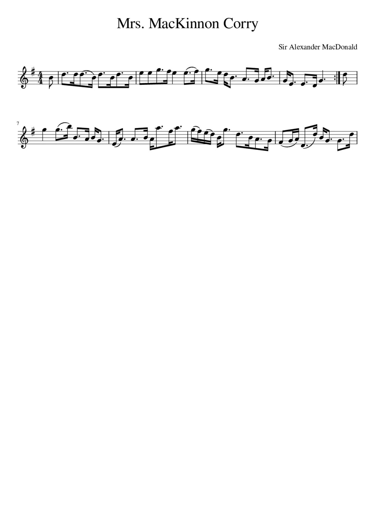 Mrs. MacKinnon Corry - Page 1