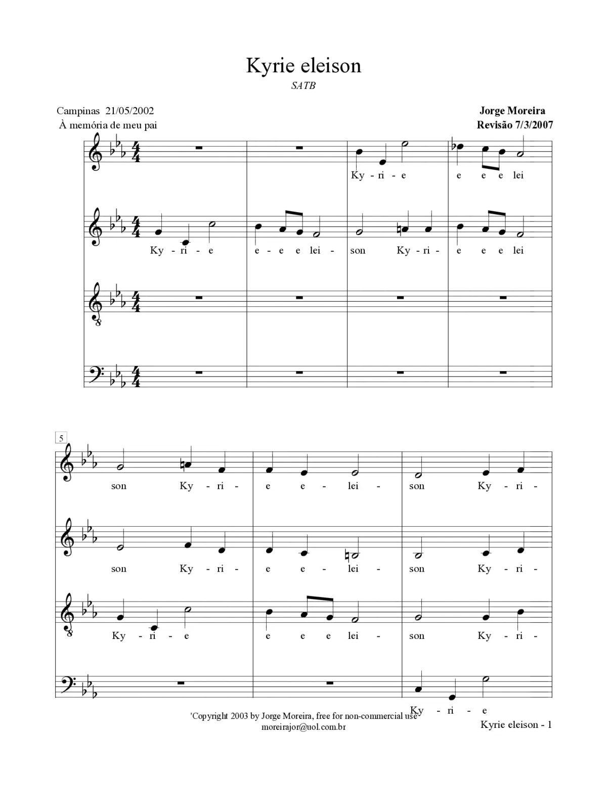 Kyrie eleison - Page 1