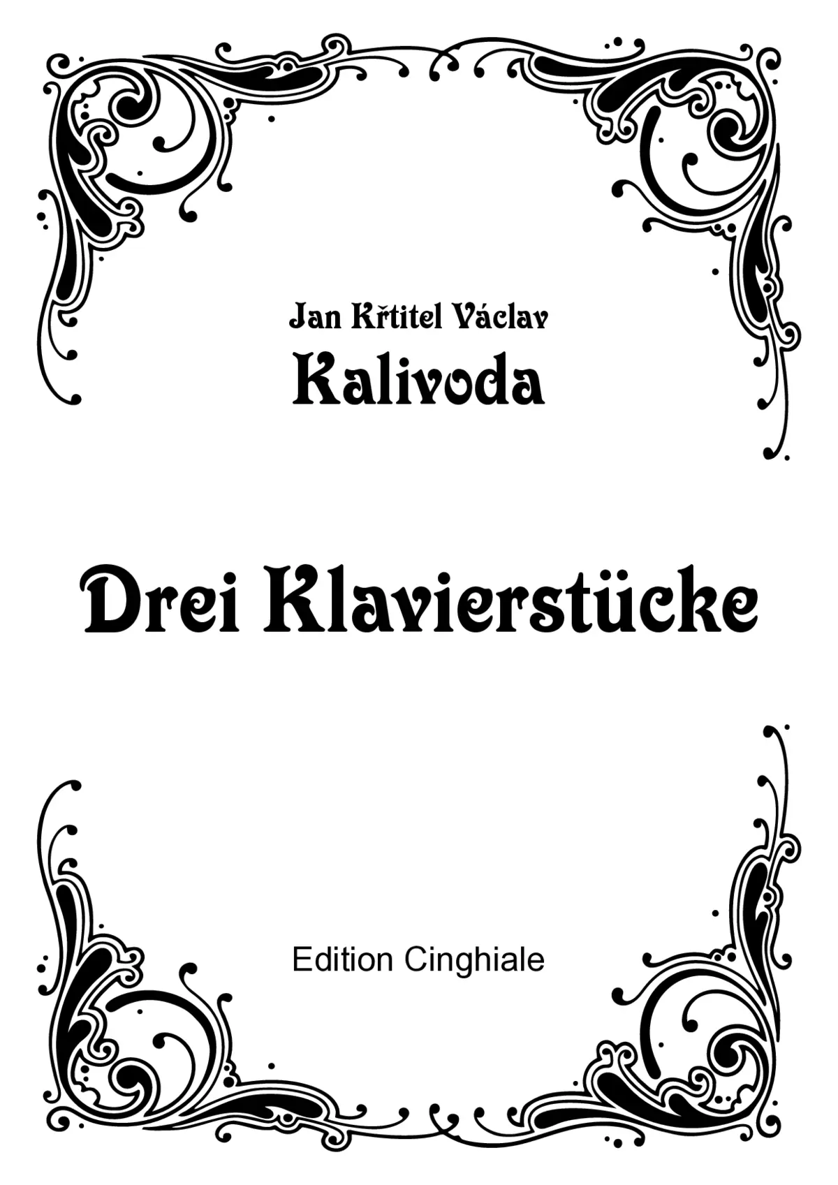 3 Klavierstücke - Page 1