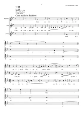 Cum audisset Joannes