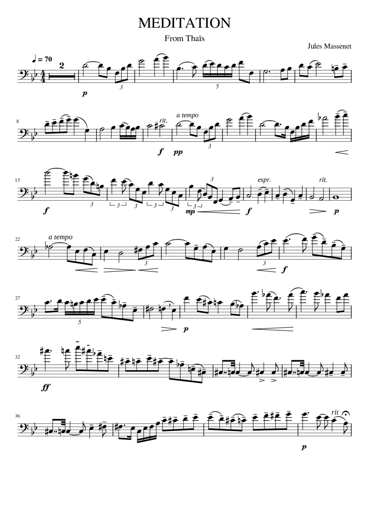 Thaïs - Page 1