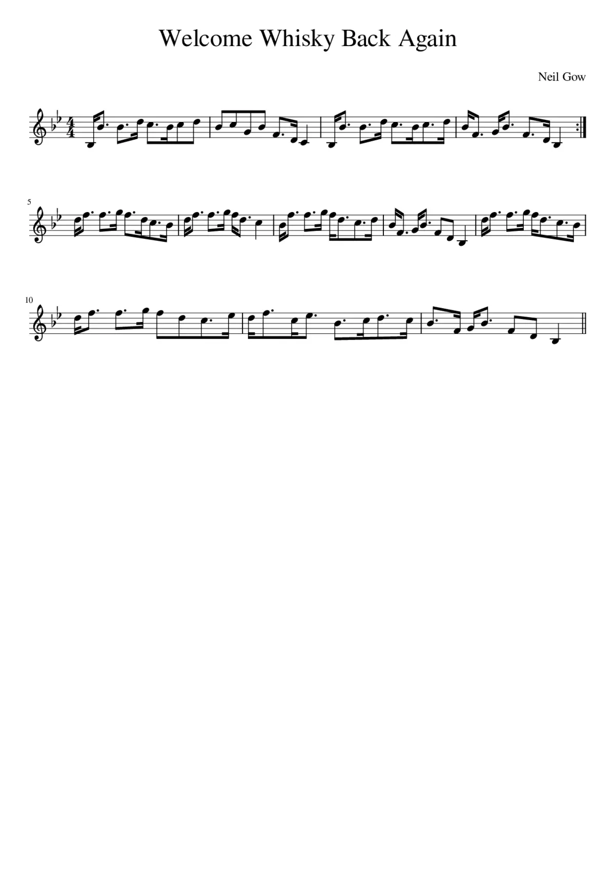 Welcome Whisky Back Again - Page 1