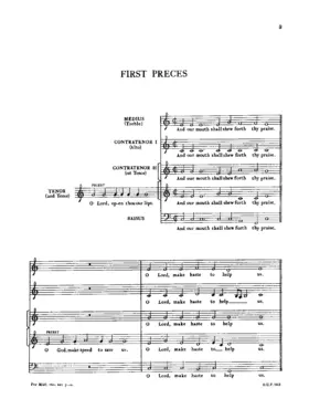 First Preces and Psalms