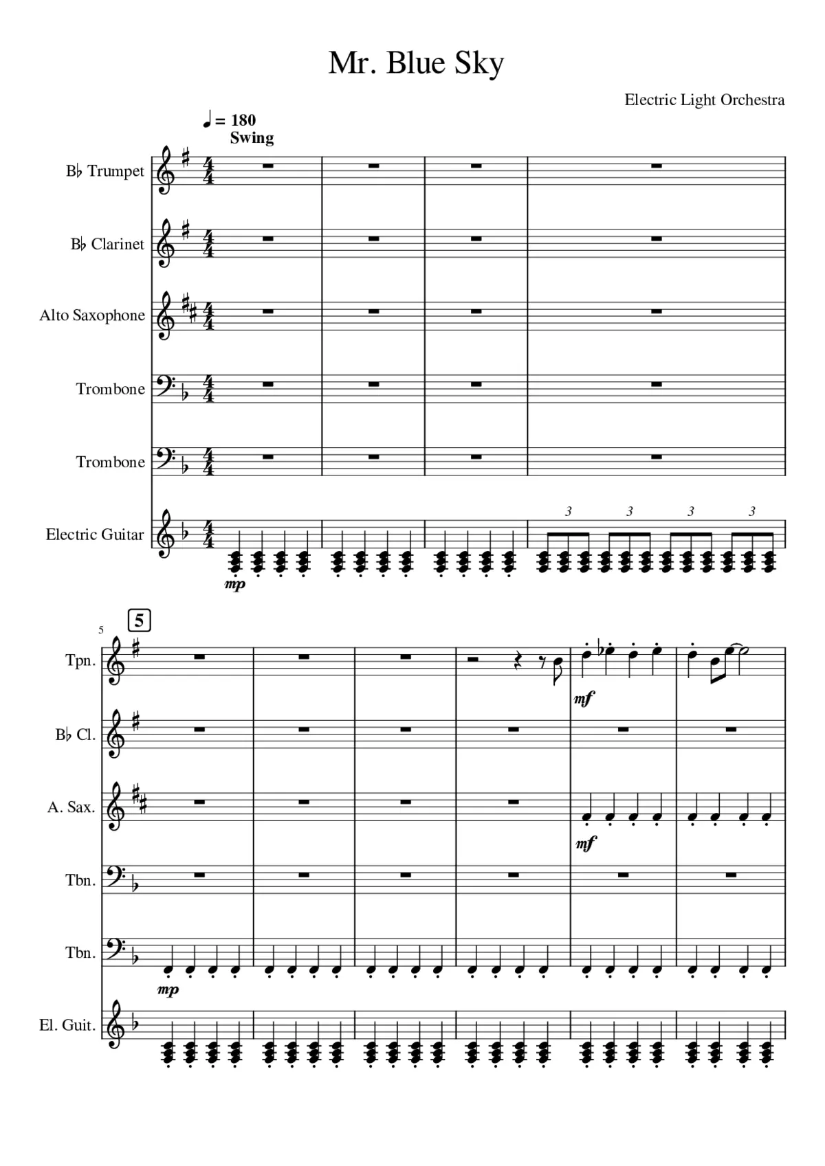 Mr. Blue Sky - Page 1