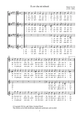 Il cor che mi rubasti