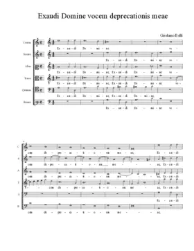 Exaudi Domine vocem deprecationis meae