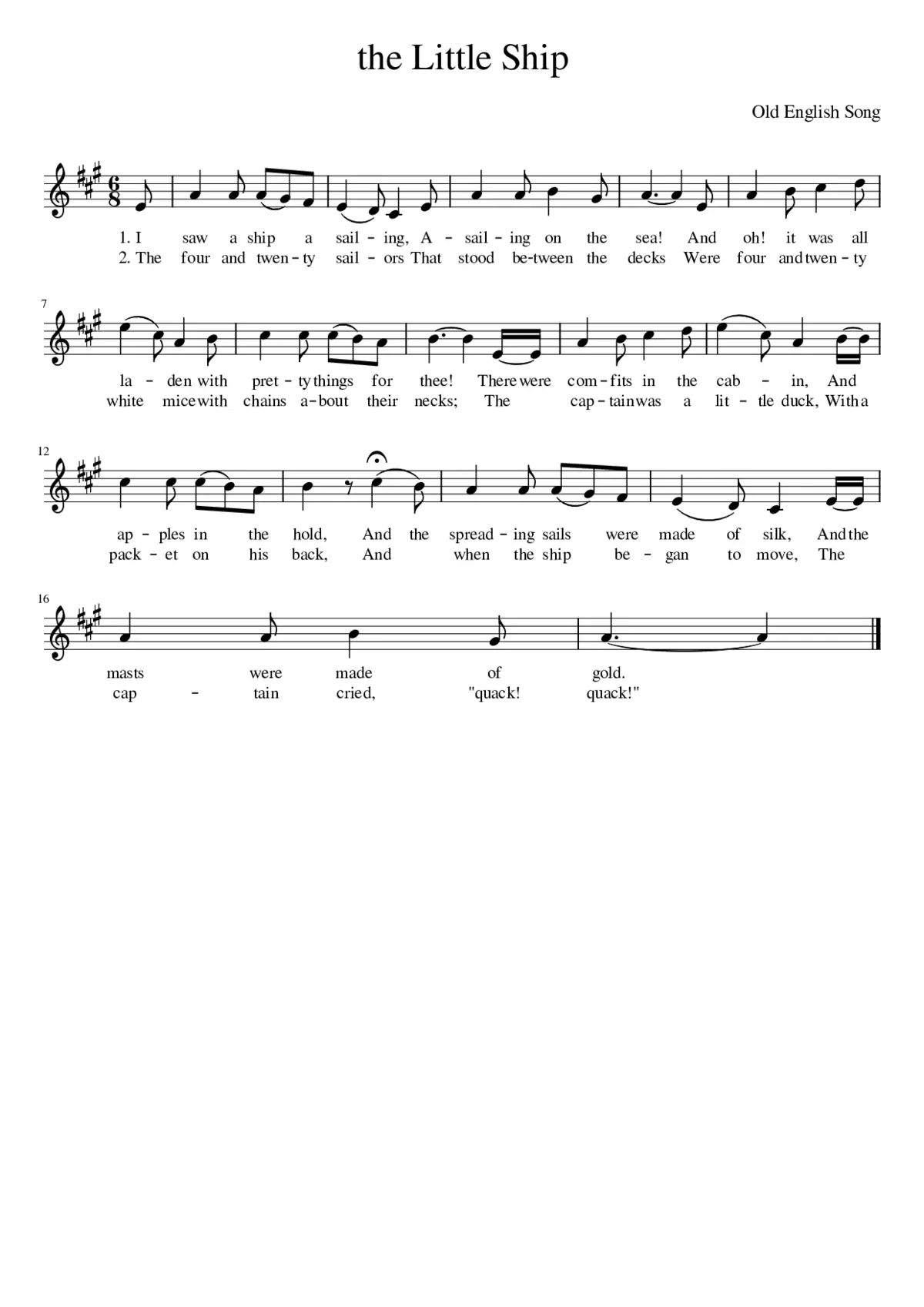 the Little Ship - Page 1