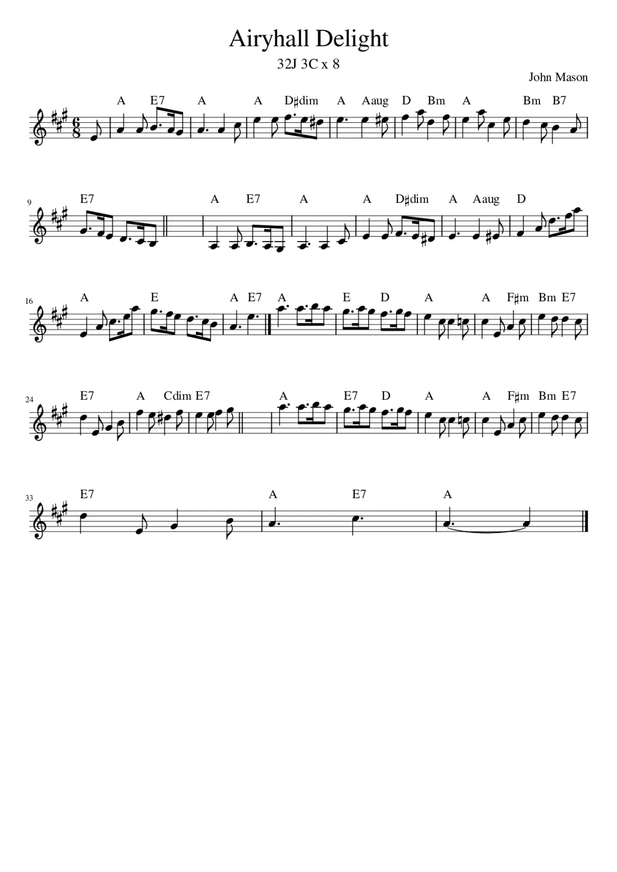 Airyhall Delight - Page 1