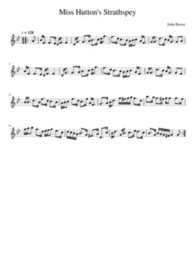 Miss Hutton's Strathspey