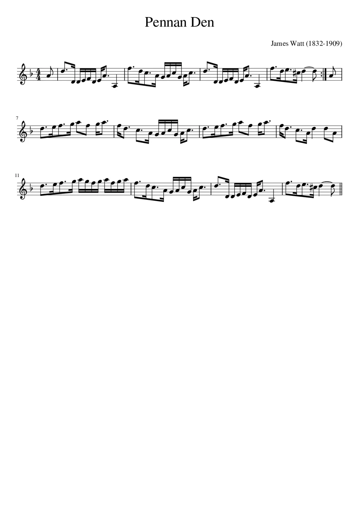 Pennan Den - Page 1