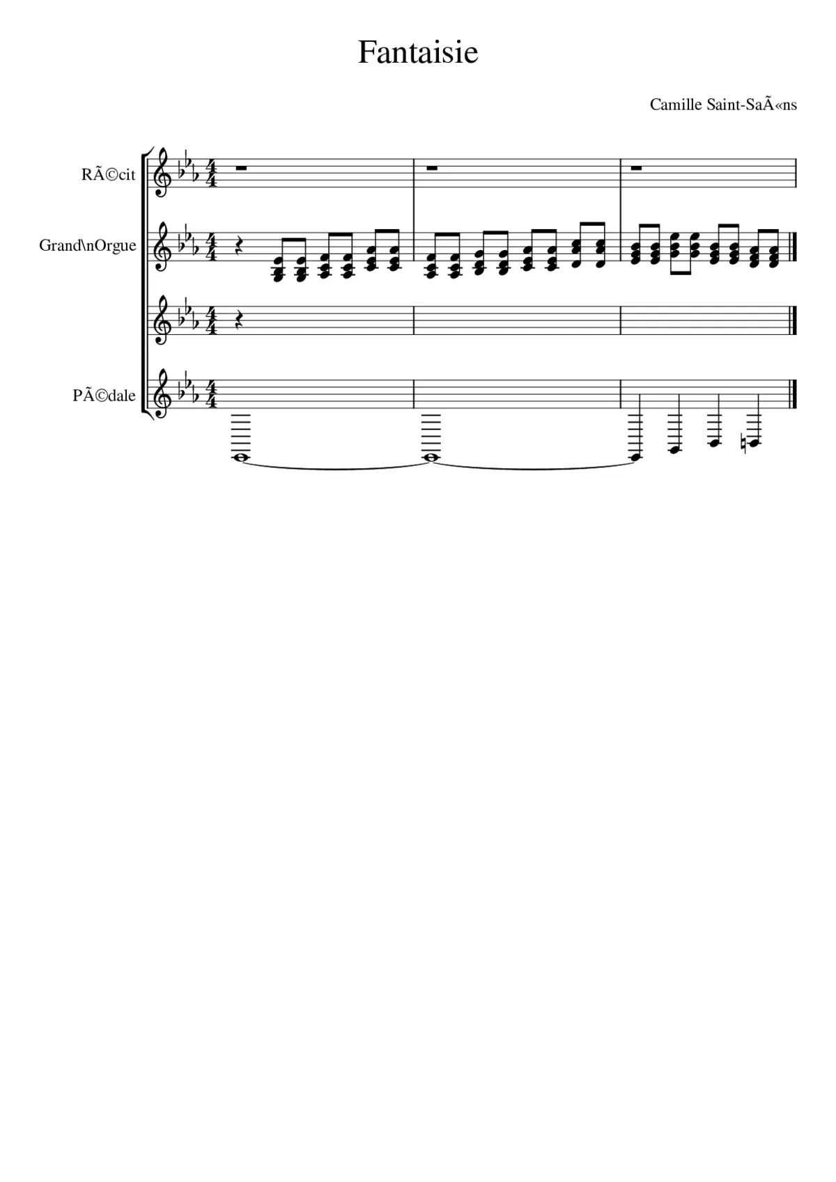 Fantaisie - Page 1