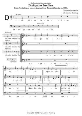 Dixit pater familias