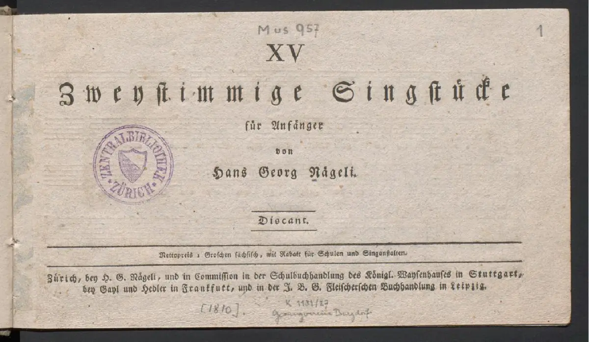 15 Zweystimmige Singstücke für Anfänger - Page 1