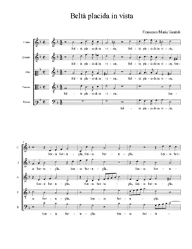 Beltà placida in vista